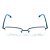 Armação para óculos de grau em metal Lensk 5012 Azul - Imagem 1