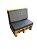 Poltrona EURO de pallet  individual 80x60x80 - Imagem 3