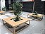 Banco Boulevard de pallet + cachepô para plantas ideal para praças e espaços para assento - Imagem 2
