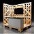 Estande em L projeto pallet - Imagem 5