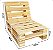 Poltrona espreguiçadeira estilo pallet para sala varanda sacada - Imagem 2