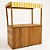 Barraca barraquinha de feira WoodLife 140x100x60 cm - Imagem 1