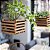 Caixote hanger para Vaso ripado para plantas - Imagem 1