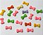 Laços de biscuit coloridos - pacote com 20 peças - Imagem 2