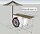 Carrinho Gourmet Desemontavel  - Food Cart para maquina de algodão doce - Imagem 5