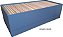CAMA 3 EM 1 - COM GAVETA - VERSA TITANIC - Cor: Azul Secreto - Imagem 3