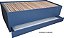 CAMA 3 EM 1 - COM GAVETA - VERSA TITANIC - Cor: Azul Secreto - Imagem 4