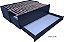 CAMA 3 EM 1 - COM GAVETA - VERSA TITANIC - Cor: PRETO FOSCO TX - Imagem 1
