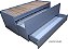 CAMA 3 EM 1 - COM GAVETA - VERSA TITANIC - Cor: CINZA SAGRADO - Imagem 1