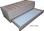 CAMA 3 EM 1 - COM GAVETA - VERSA TITANIC - Cor: SAL ROSA ARAUCO - Imagem 3