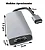 Adaptador USB C HUB USB C  6 em 1 , HDMI, Leitor de cartão SD e Micro SD, HDMI 4k , USB 3.0,Hub USB C Knup KP AD 117 - Imagem 3