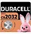 Bateria CR 2032 3V Lithium Duracell 1 Bateria Moeda - Imagem 1