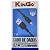 Cabo USB  Micro Usb V8 Carregador Celulrar Kingo 1 Metro - Imagem 1