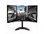 Suporte Triplo Mesa p/ 3 Monitor Gamer Altura Inclinação e giro - T1236n Elg - Imagem 2