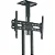 Suporte Pedestal Tv Móvel Com Rodízio 32" a 65" Multivisão PED-4265 Com Duas  Bandejas - Imagem 3