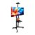 Suporte Pedestal Tv Móvel Com Rodízio 32" a 65" Multivisão PED-4265 Com Duas  Bandejas - Imagem 5