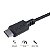 Cabo Impressora USB C X USB B 2.0 PCYES 1 Metro  PUCBP-1 Tipo C  para Usb B - Imagem 2