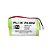 Bateria Telefone sem Fio 2,4V 600mah Pino Universal Flex FX 65U - Imagem 1