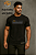 Camiseta Estonada Preta Com Desenho Preto Monkey Series Mn Fit G1 - Imagem 1