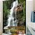 Adesivo Box Banheiro 3d Cachoeira 2 Folhas 75x200cm M115 - Imagem 3