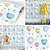 5 Metros - Adesivo Papel de Parede Infantil Berçário Balões E Nuvens - Imagem 5