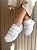 Sneaker mod482 em couro escamado branco - Imagem 2