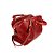 Bolsa Zoe M em couro texturado vermelho - Imagem 2