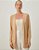 CARDIGAN TRICOT BÁSICO KHAKI - Imagem 1