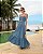 VESTIDO LONGO JEANS ALÇA - Imagem 1