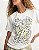 T-SHIRT CARTAZ TROPICAL BORDADO - Imagem 1