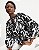 BLUSA FLORAL P&B - Imagem 1