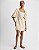 VESTIDO CURTO JACQUARD NATURAL - Imagem 1