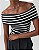 BLUSA TRICOT OMBRO A OMBRO LISTRADA - Imagem 3