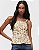 BLUSA FLORAL FUMÊ - Imagem 1