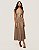 VESTIDO MIDI COURO - Imagem 1