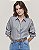 CAMISA LINHO FIO TINTO AZUL - Imagem 1