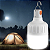 Luminária de Emergência Branca Recarregável Led 100W Lâmpada USB Camping - Imagem 2