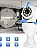 Câmera IP 360° Robozinho E27 com Visão Noturna, Alarme e Controle pelo Celular - Imagem 4