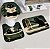 kit jogo Tapete Banheiro Estampa Gato Preto Vintage Antiderrapante 3 peças - Imagem 1