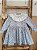 Vestido Ponto Smock azul - Imagem 1