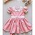 Vestido Infantil Rosa Minnie Disney - Imagem 1