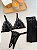 Conjunto Beijo Quente 3 Peças ( Preto com Branco ) - Imagem 3
