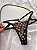 Calcinha Fio Love Straps Dupla ( Preto com Amarelo ) - Imagem 1
