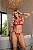 Conjunto Bibi Vermelho/Nude - Personalizável - Imagem 2