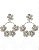 Brinco Design Flores - Prata - Imagem 1