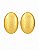 Brinco Design Oval Martelado - Imagem 1