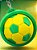 Chaveiro Giratório de Futebol do Brasil - Imagem 1