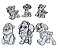 Kit de Plaquinhas para Colorir Patrulha Canina - 3d Lavável - Imagem 4
