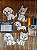 Kit de Plaquinhas para Colorir Cachorrinhos 2 - 3d Lavável - Imagem 2