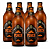 Pack 6un Cerveja Baden Peach  600ml - Imagem 1